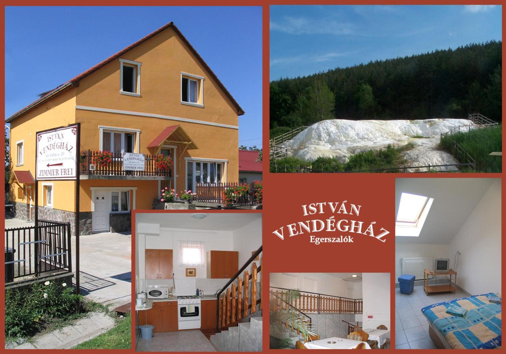 Hotel Istvan Vendeghaz Egerszalók Exterior foto